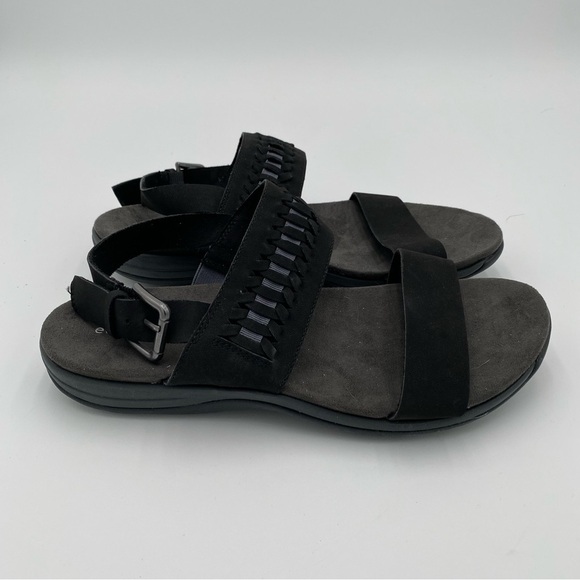 Easy Spirit Women's Saphyre Slingback Strappy Comfort Sandals Shoes Black Size 8 - Picture 8 of 10